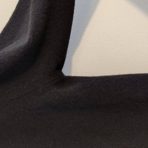 PINK TARTAN black cashmere blend cardigan - Picture 6 of 11